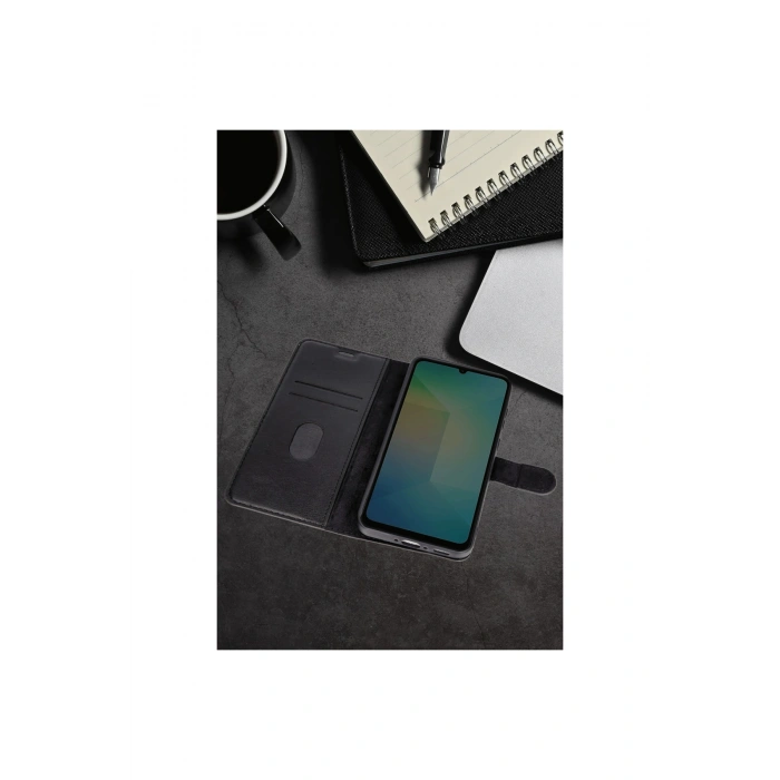 Samsung Galaxy A56 Kılıf Trend S Plus Kapaklı Kılıf - Siyah