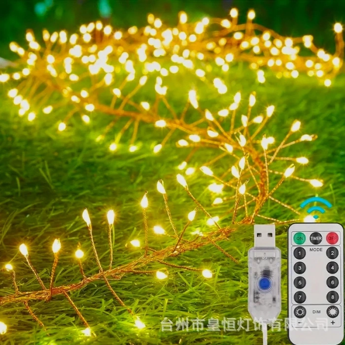 6m 200 Led Gün Işığı Uzaktan Kumandalı 8 Modlu Usbli