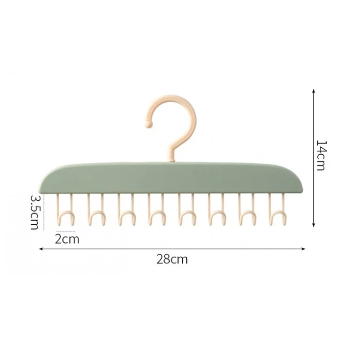8 Kancalı Çok Amaçlı Yapışkanlı Askı (5324)