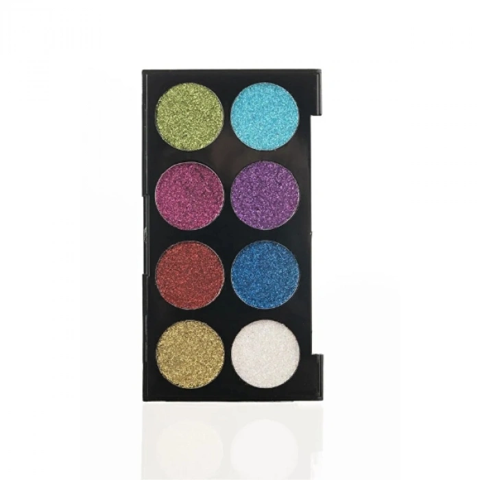 8 Renk Glitter Far Paleti - 2li Set