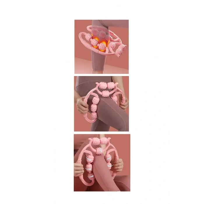 9 Tekerlekli Yoga Fitness Silindiri (Roller) (5324)