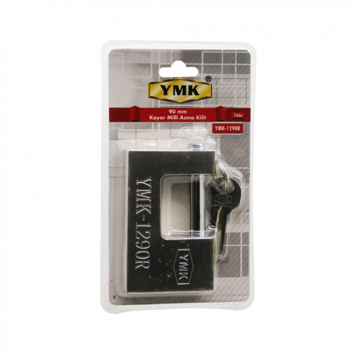 90MM GRİ KAYAR MİLLİ ASMA KİLİT (5324)