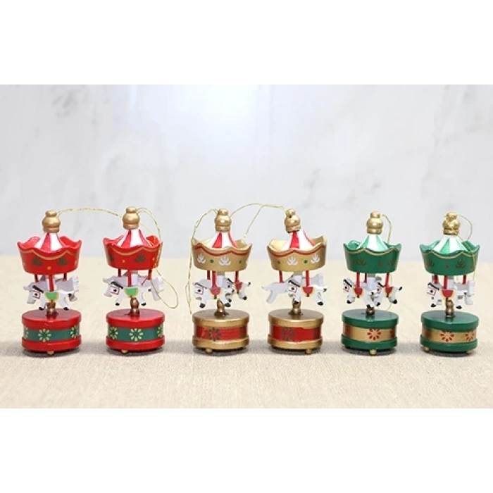 Ahşap 6lı Dekoratif Atlı Karınca Alk4395