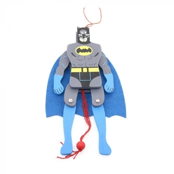 Ahşap Sallanan Batman Figürü