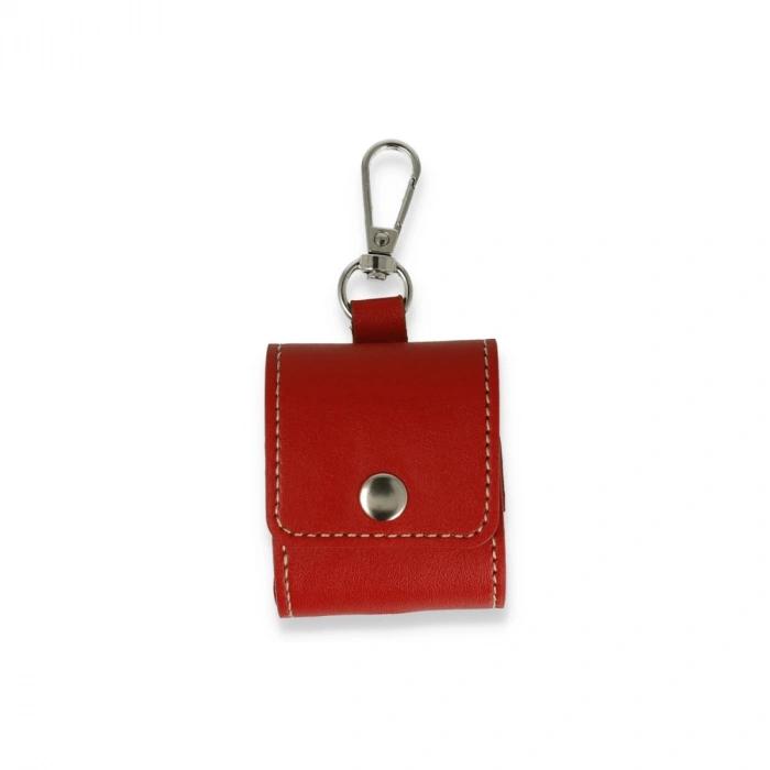 Airpods 2 (2.nesil) Askılı Kılıf - Kırmızı