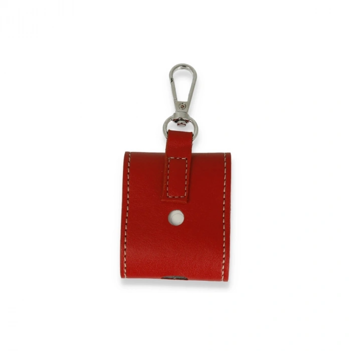 Airpods 2 (2.nesil) Askılı Kılıf - Kırmızı