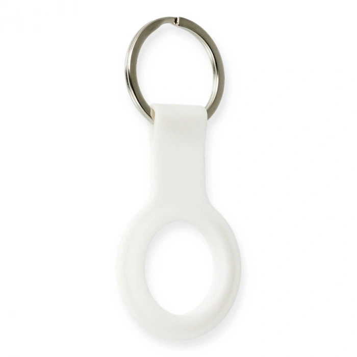 Airtag Silikon Kılıf - Beyaz