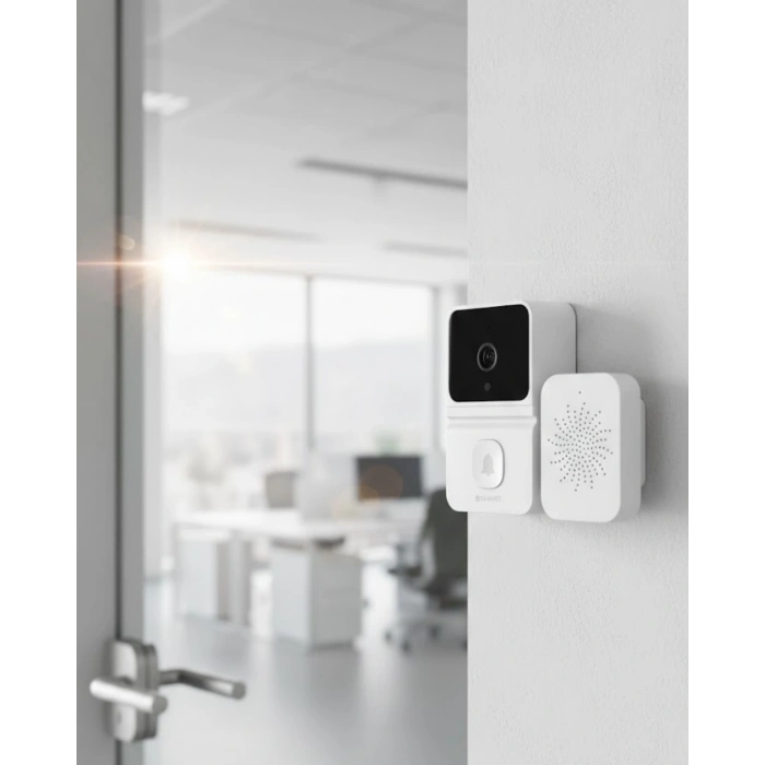 Akıllı Ev Uyumlu Kapı Zili 800mAh Bataryalı Gece Görüşlü
