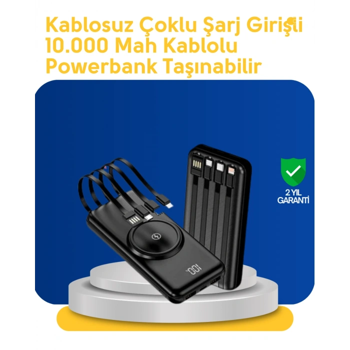 Akıllı Koruma Sistemli Powerbank – Hızlı, Güvenli ve Modern