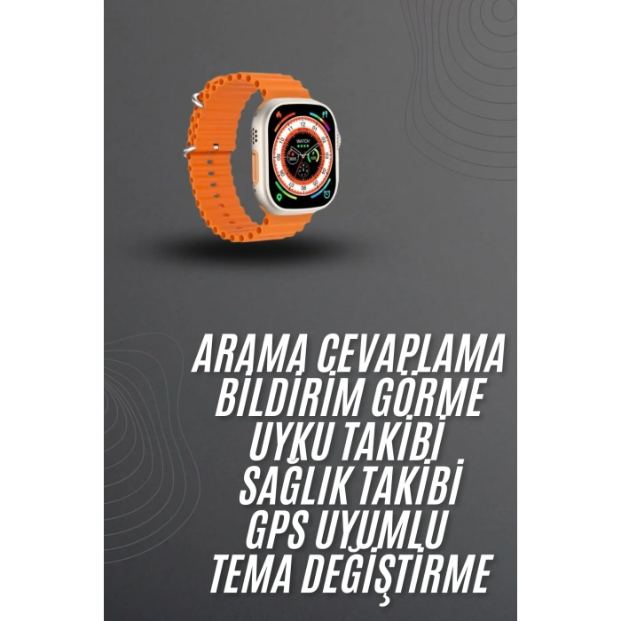 Akıllı Saat Arama Cevaplayan Bildirim Görme Yeni Nesil Bluetooth Bağlantılı