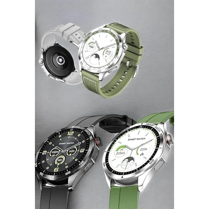 Akıllı Saat Bildirim Görme Sesli Görüşme Çoklu Kordon GPS Takibi