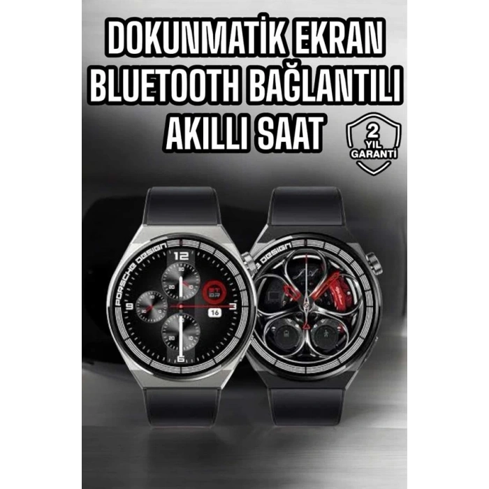 Akıllı Saat Dokunmatik Ekran Sesli Görüşme ve Bildirim Görme Sağlık Takibi