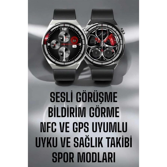 Akıllı Saat GPS VE NFC Özelliği Sesli Görüşme Dokunmstik Ekran