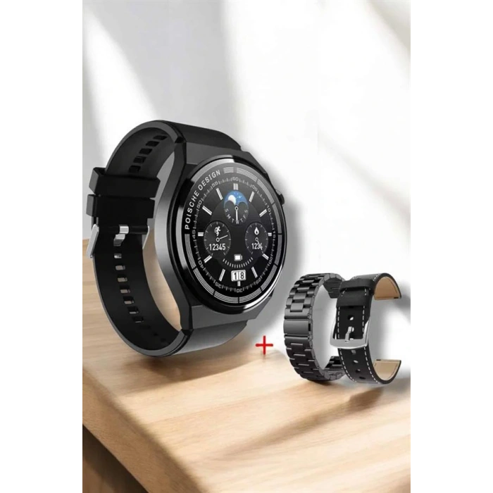 Akıllı Saat Sağlık ve Fitness Takibi Bluetooth Bağlantılı Dokunmatik Ekran