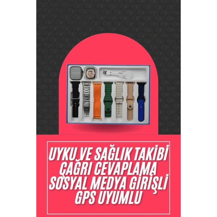 Akıllı Saat Unisex Akıllı Saat Çoklu Kordon Seçeneği Çelik Kordon Plastik Kordon