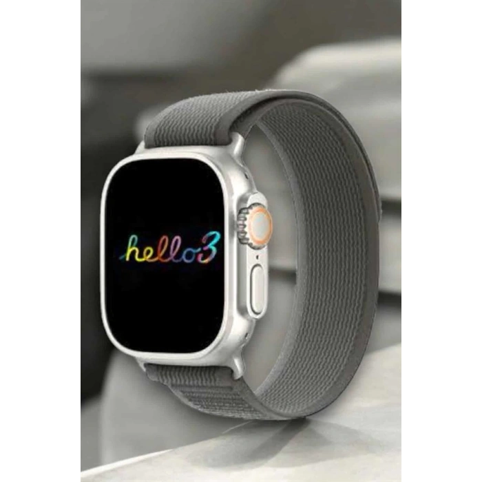 Akıllı Saat Yeni Nesil Sesli Asistan Uyku ve Sağlık Takibi Adımsayar