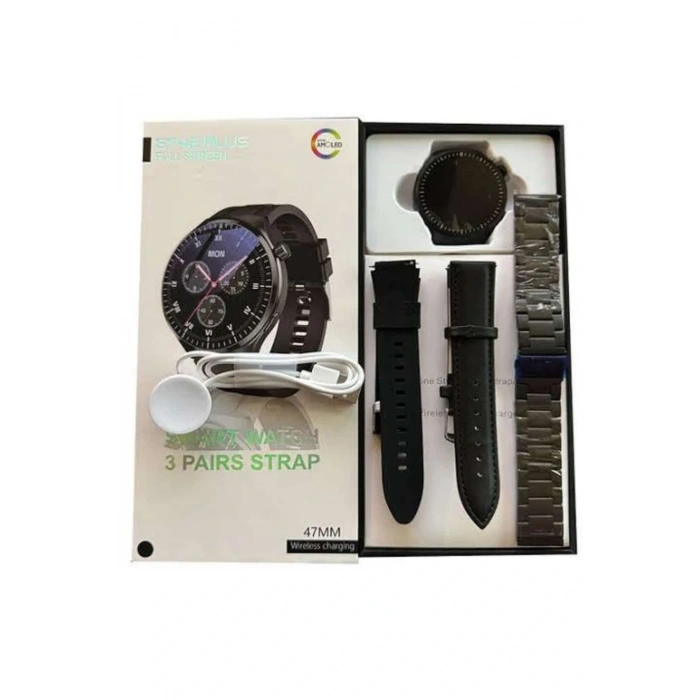 Akıllı Saat Yeni Nesil Üç Kordonlu Nabız Ölçer Çağrı Cevaplama