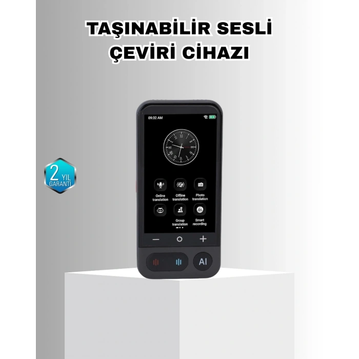 Akıllı Taşınabilir Tercüman – 17 Çevrimdışı, 139 Çevrimiçi Dil Desteği