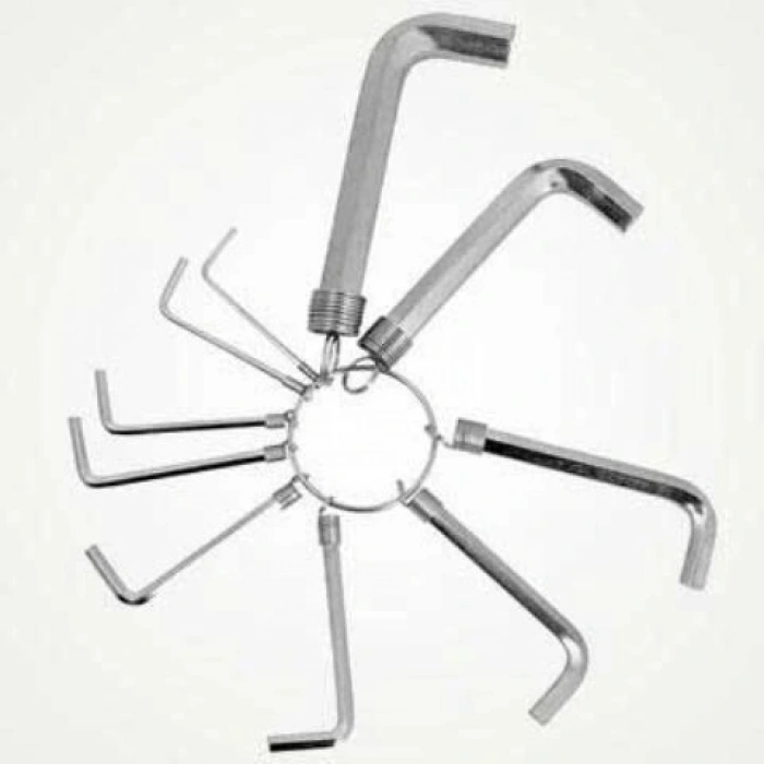 Allen Anahtar Takım Altı Köşeli 10 Parça Alyan (5324)