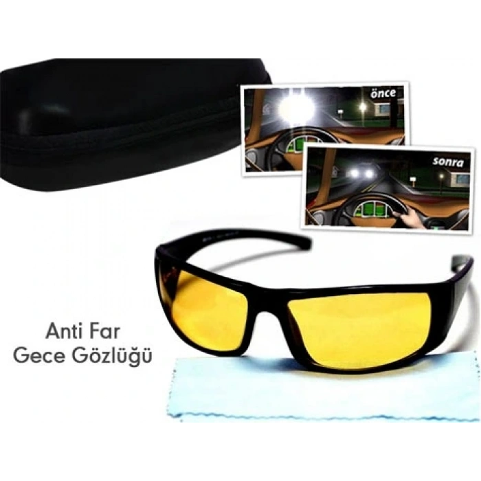 Anti Far Gece Görüş Gözlüğü