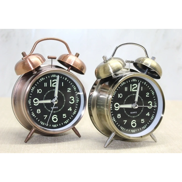 Antik Metal Çalar Saat Model 1