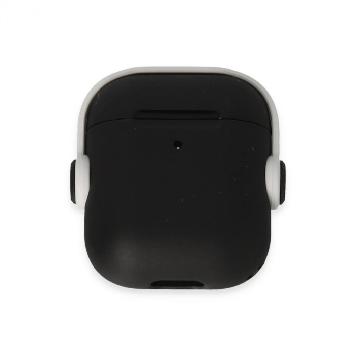 Apple Airpods 2 (2.nesil) Cool Kılıf - Siyah-beyaz