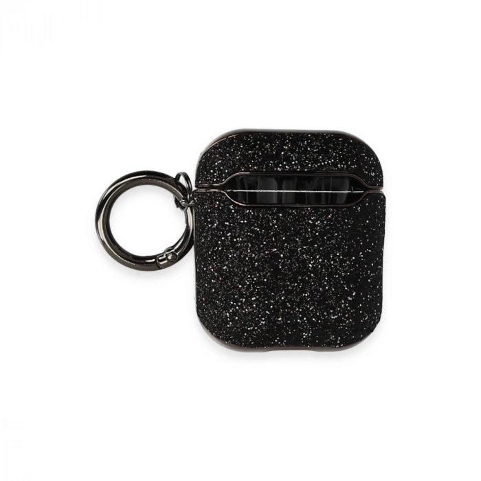 Apple Airpods 2 (2.nesil) Spell Simli Kılıf - Siyah