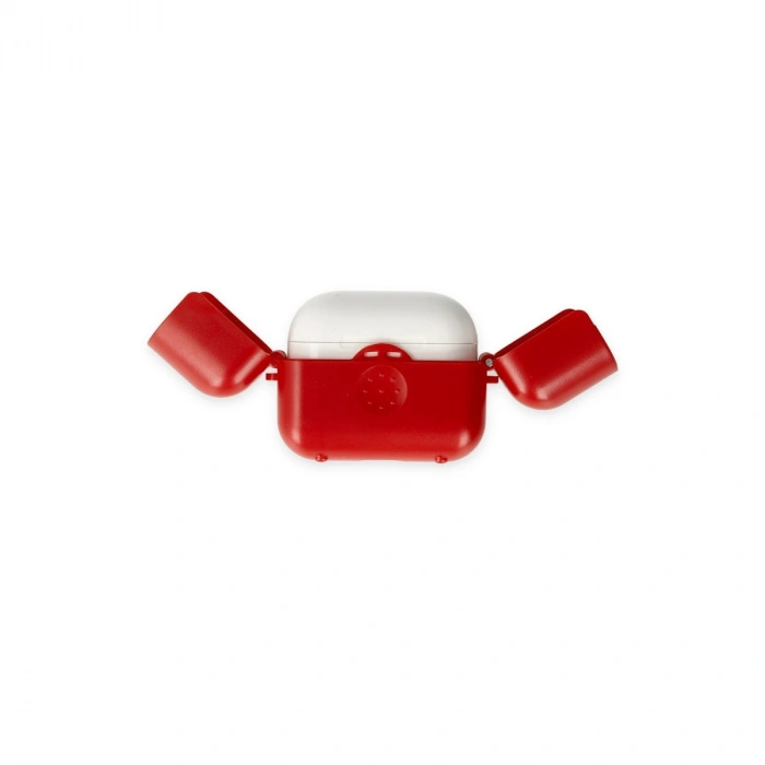 Apple Airpods 3 (3.nesil) Basmalı Kılıf - Kırmızı