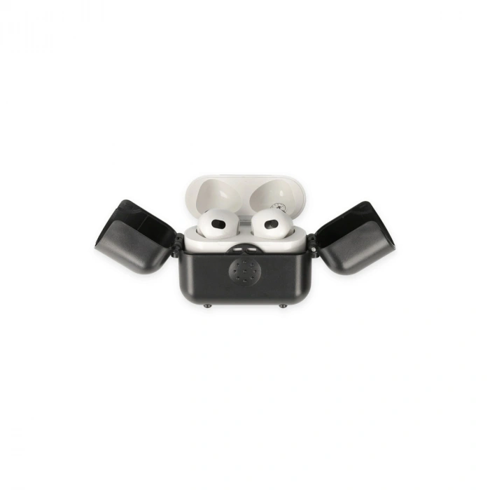 Apple Airpods 3 (3.nesil) Basmalı Kılıf - Siyah
