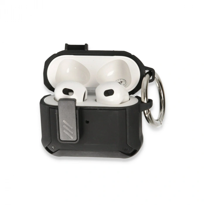 Apple Airpods 3 (3.nesil) Truva Kılıf - Siyah