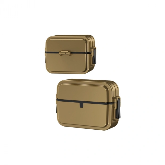 Apple Airpods Pro 2 (2.nesil) 404 Kilitli Kılıf - Gold