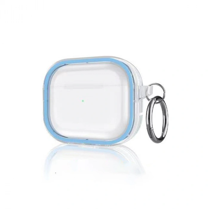 Apple Airpods Pro 2 (2.nesil) Shiny Şeffaf Kılıf - Sierra Blue