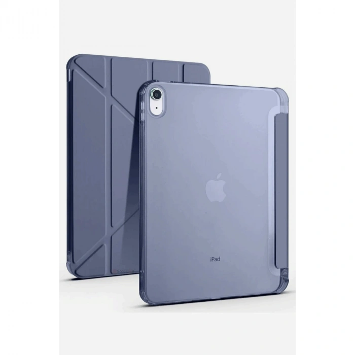 Apple İpad 2022 10.9 (10.nesil) Kılıf Kalemlikli Mars Tablet Kılıfı - Lavender