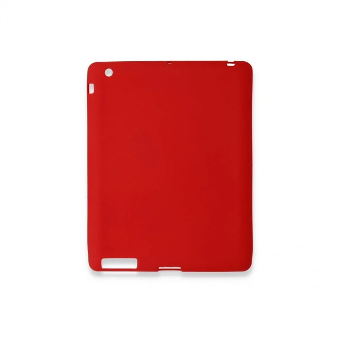 Apple İpad 4 9.7 Kılıf Evo Tablet Silikon - Kırmızı