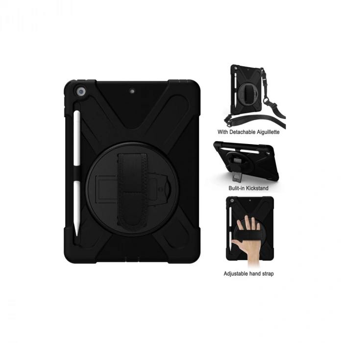 Apple İpad Air 13 (2024) Kılıf Amazing Tablet Kapak - Siyah