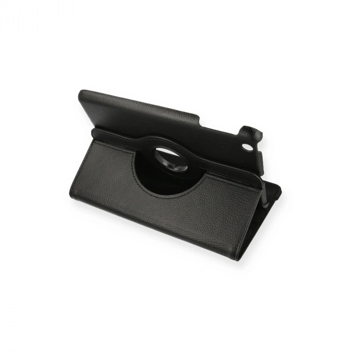 Apple İpad Mini 1 Kılıf 360 Tablet Deri Kılıf - Siyah