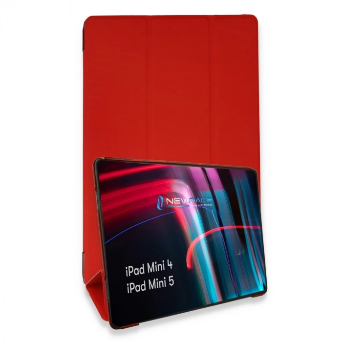 Apple İpad Mini 5 Kılıf Tablet Smart Kılıf - Kırmızı