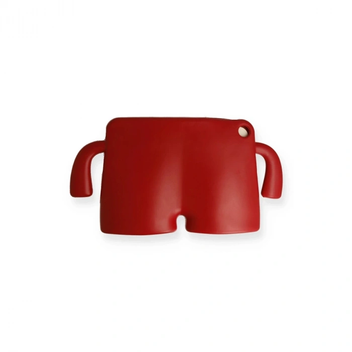 Apple İpad Mini 6 Karakter Tablet Silikon - Kırmızı