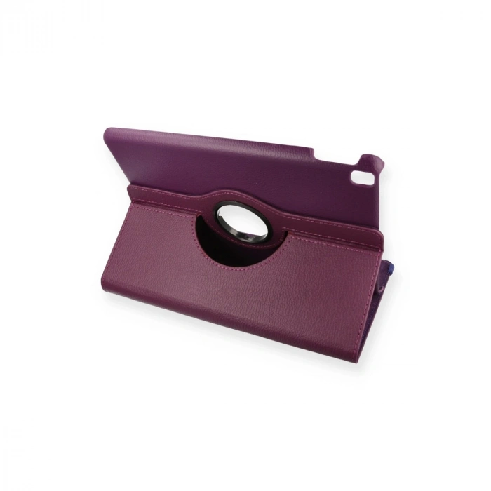 Apple İpad Pro 11 (2024) Kılıf 360 Tablet Deri Kılıf - Mürdüm