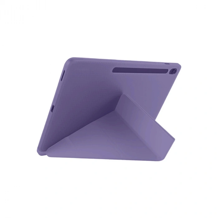 Apple İpad Pro 11 (2024) Kılıf Kalemlikli Hugo Tablet Kılıfı - Mor