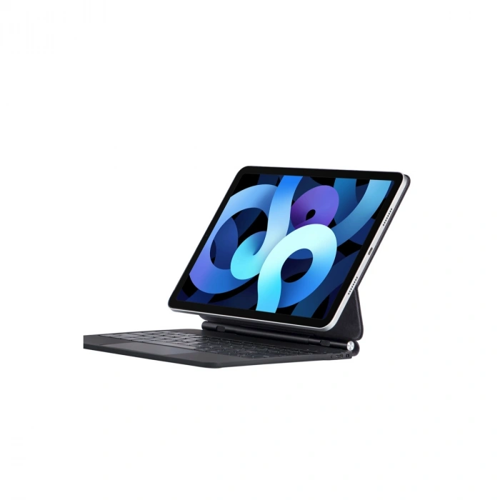 Apple İpad Pro 11 (2024) Kılıf X7p Magic Manyetik Klavyeli Tablet Kılıfı - Siyah