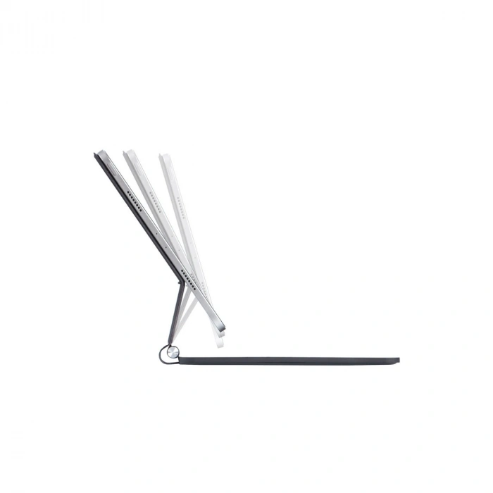 Apple İpad Pro 13 (2024) Kılıf X9p Magic Manyetik Klavyeli Tablet Kılıfı - Siyah