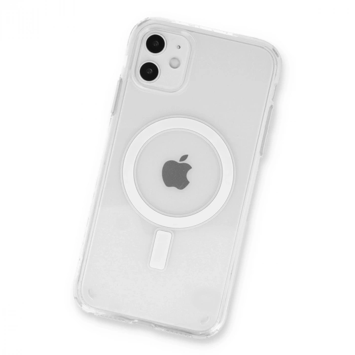 Apple İphone 11 Kılıf Pc Real Magsafe Kapak - Şeffaf