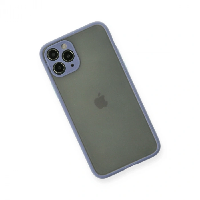Apple İphone 11 Pro Kılıf Montreal Silikon Kapak - Gri
