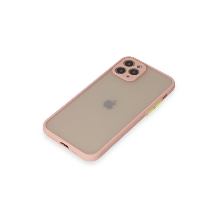 Apple İphone 11 Pro Kılıf Montreal Silikon Kapak - Pembe