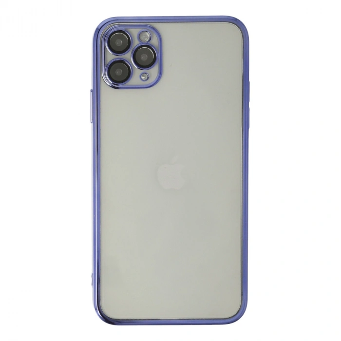 Apple İphone 11 Pro Kılıf Razer Lensli Silikon - Mor