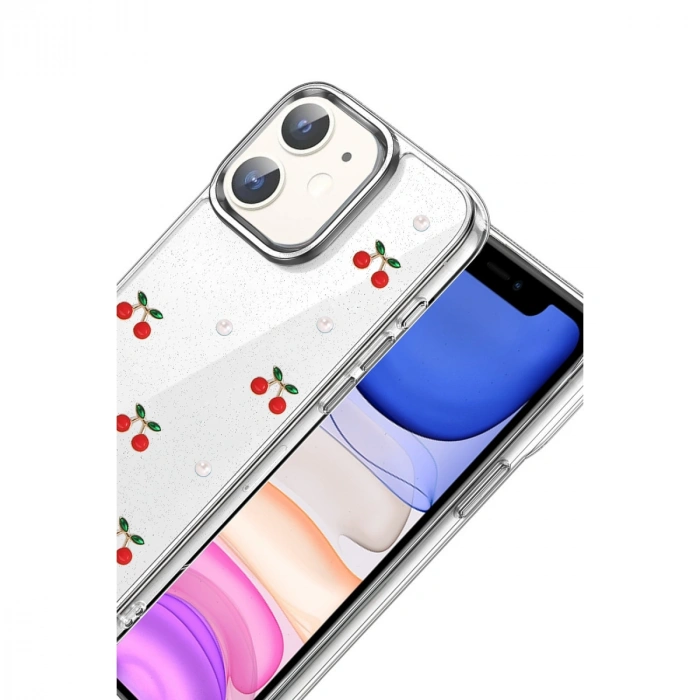 Apple İphone 12 Fiyonk Desenli Kapak - Desen 9