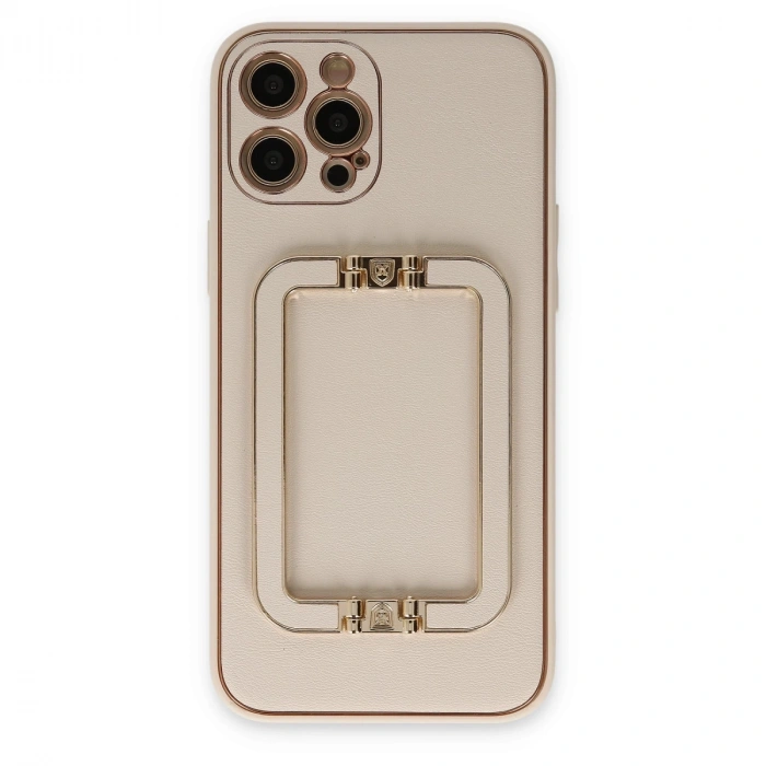 Apple İphone 12 Pro Kılıf Coco Elit Kapak - Gold