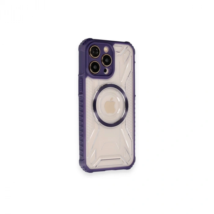 Apple İphone 12 Pro Kılıf Prag Magneticsafe Kapak - Derin Mor