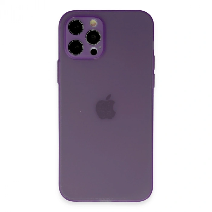 Apple İphone 12 Pro Kılıf Puma Silikon - Koyu Mor